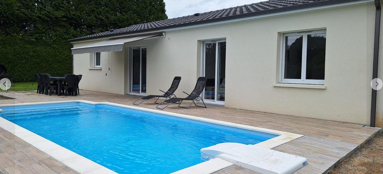 فيلا Les Granges De Soulagnieux Et Sa Piscine Privee Piégut-Pluviers المظهر الخارجي الصورة